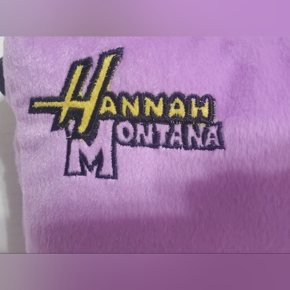 Disney Hannah Montana Stereo Radio Speaker Plush Pillow Purple New - Picture 10 of 11